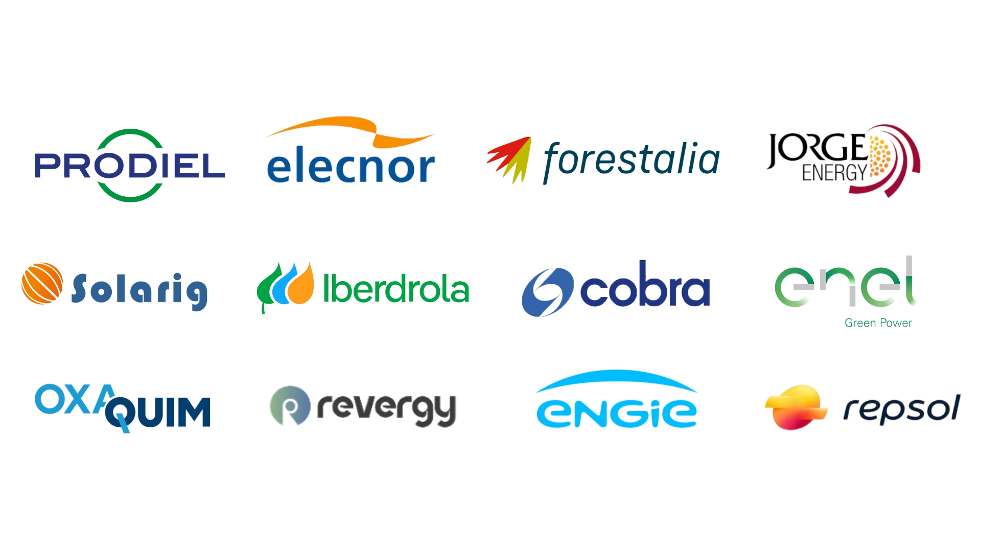 Logotipos de algunos clientes